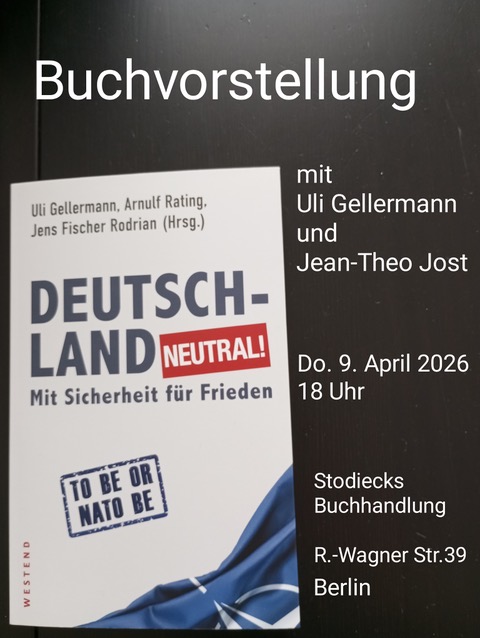Buchvorstellung am 9. April 20260405